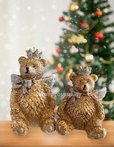 Coppia Orsacchiotti Dorati 