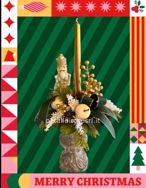 Centrotavola Natalizio Schiaccianoci